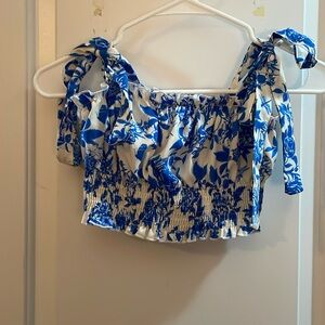Two-piece floral set—Never Worn